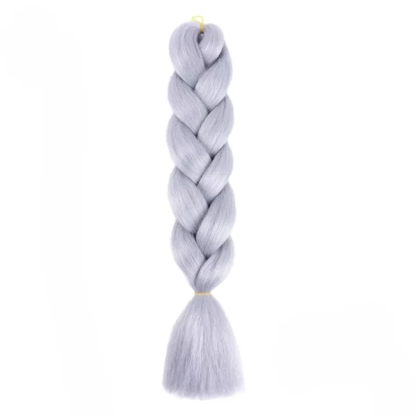 Jumbo Braiding Hair Rainbow Colors Extensions Fiber Mix Four Silky Colorful Twist Hair Extensions Women Colored Synthetic Braids - Image 37