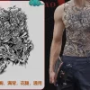 Full Back Chest Herbal Juice Ink Semi-permanent Tattoo Stickers 7-15 Days Long Lasting Temporary Fake Tattoo Totem Men Adult - Image 27