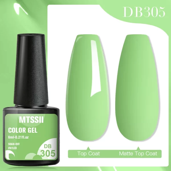 Mtssii 7ml No Wipe Top Base Coat Nail Gel polish Matte Top Coat  Enhancer Varnish Semi Permanent Soak Off UV LED Nail Art Tool - Image 66
