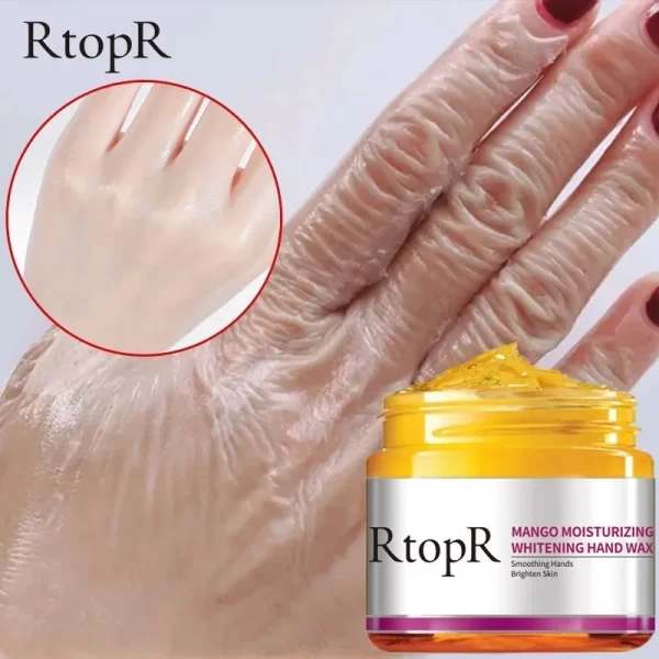Mango Whitening Hands Mask Wax Moisturizing Repair Exfoliating Calluses Filming Anti-Aging Skin Cream For Women Beauty Health - Image 3