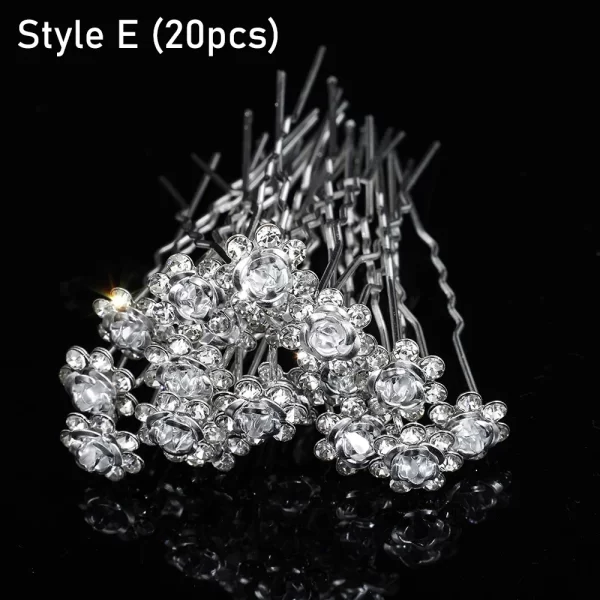 Silver Color Pearl Rhinestone Wedding Hair Combs Hair Accessories for Women Accessories Hair Ornaments Jewelry Bridal Headpiece - Image 23