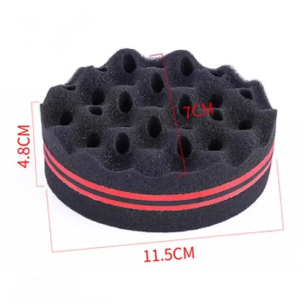 Magic Hair Curling Sponge Creative Hairdressing Double-sided Dual-use With Holes Dirty Hair Messy Curls Styling Tools - Image 6