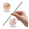 4Pcs Blackhead Acne Remover Set Beauty Skin Care Pore Cleaner Acne Needle Pimple Stainless Steel Pimple Needles Removal Tools - Image 5