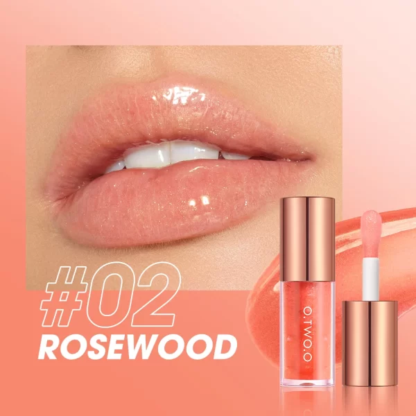 O.TWO.O Lip Oil Gloss Lip Plumper Makeup Moisturizing NonSticky Sexy Water Glossy Glitter Primer Tint Lip Balm Care Cosmetics - Image 8