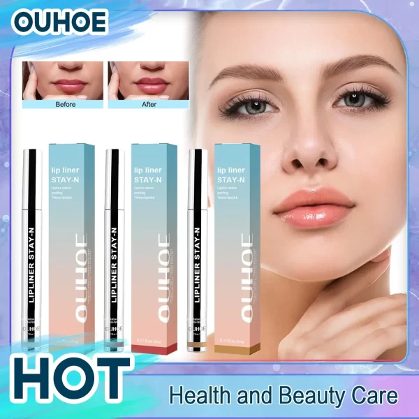 Waterproof Lip Liner Long Lasting Matte Sexy Plumper Peel off Lipliner Contour Tint Lipstick Charming Gloss Tatto Makeup Pencil - Image 2