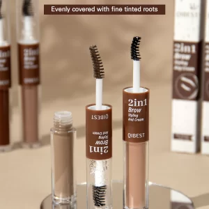 Double-head Eyebrow Styling Cream Waterproof 3D Eyebrow Tattoo Tint Transparent Setting Gel Wild Brow Pomade Quick-drying Makeup