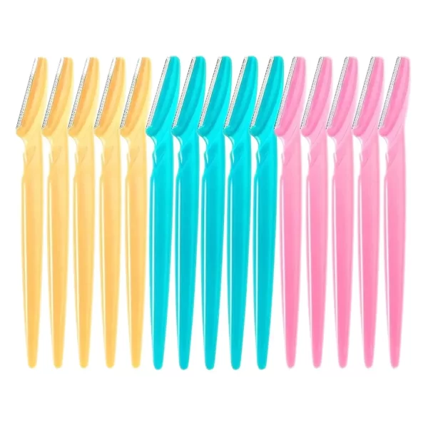 3pcs-36pcs Eyebrow Razor For Women, Multipurpose Exfoliating Dermaplaning Tools Facial Razor Safety Beauty 3color - Image 9