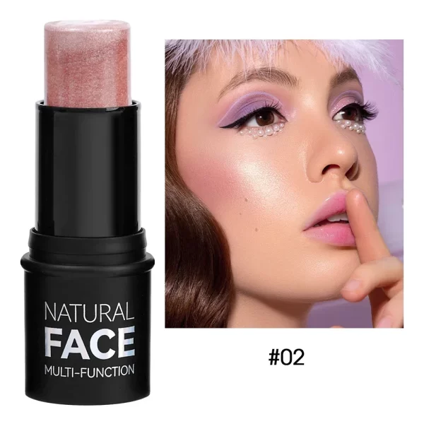 Double-ended Face Contour Concealer Stick Waterproof Oil-control Matte Natural V-face Shaping Contouring Highlight Pen Cosmetics - Image 9