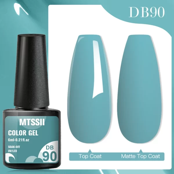 Mtssii 7ml No Wipe Top Base Coat Nail Gel polish Matte Top Coat  Enhancer Varnish Semi Permanent Soak Off UV LED Nail Art Tool - Image 69