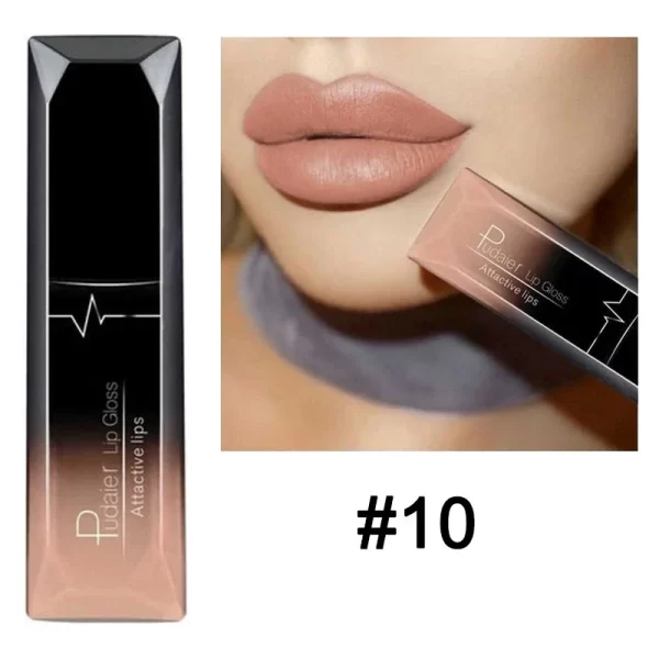 Waterproof Nude Matte Velvet Glossy Lip Gloss Lipstick Lip Balm Sexy Red Lip Tint 21 Colors Women Fashion Makeup Christmas Gifts - Image 23