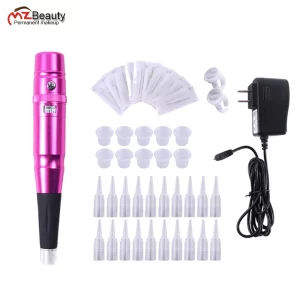 Permanent makeup Machine Rotary Tattoo Machines Pen Semi-PMU pens Eyebrow Lip Piercing Gun Tatuagem Microblading Supplies Kit