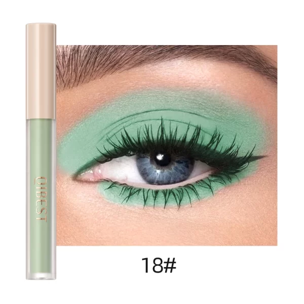 QIBEST High Quality Matte Liquid Eyeshadow Waterproof Long Lasting Eye Shadow Stick Contour Blush Shadow Cream Beauty MakeupTool - Image 12