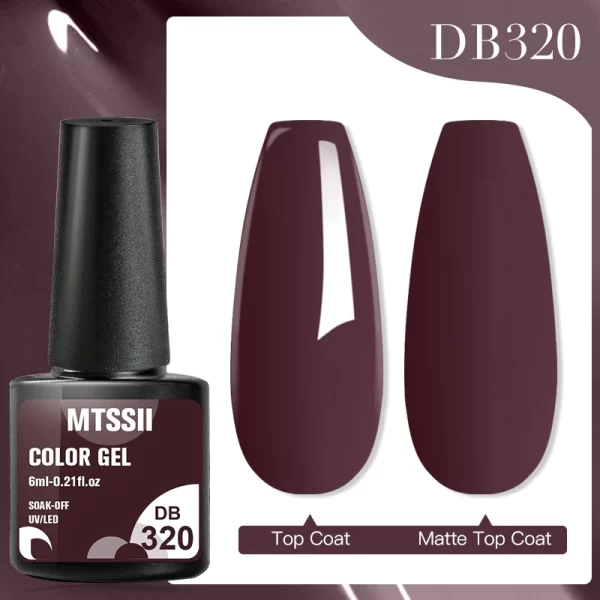 Mtssii 7ml No Wipe Top Base Coat Nail Gel polish Matte Top Coat  Enhancer Varnish Semi Permanent Soak Off UV LED Nail Art Tool - Image 55