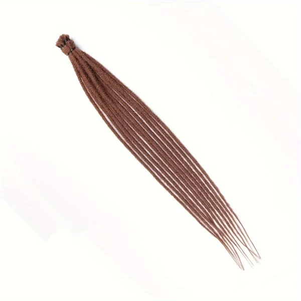 24Inch Dreadlock Extensions Synthetic Loc Extensions 0.6CM 100% Full Head Handmade Permanent Dreadlocks Extension for Men/Women - Image 13