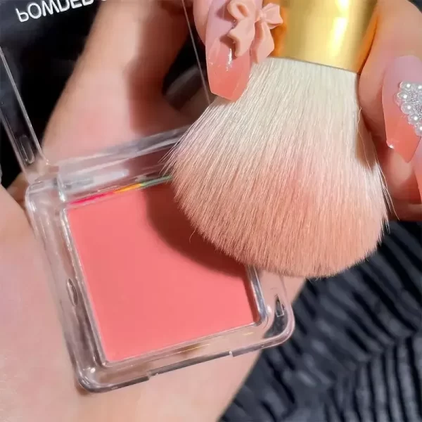Face Powder Blusher Matte Natural Cheek Tint Brighten Face Waterproof Blush Powder Soft Female Makeup Face Contouring Cosmetics - Image 4