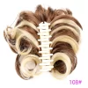 Women's Hair Bun Synthetic Bands Short Curly Chignon Hairpins Claw In Hairpieces for Fake False Hair Scrunchy Black Brown - Image 15