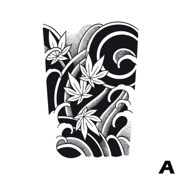 Snake Dark Semi-permanent Juice Herbal Tattoo Sticker Full Arm Gear Death Flower Leg Waterproof Fake Tatto Lasting Art Men Women - Image 13