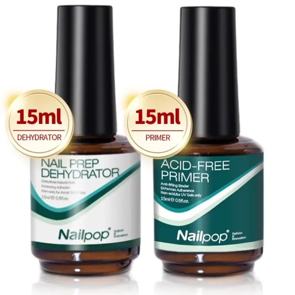 Nailpop Solid Nail Patch Gel Easy Stick Gummy Adhesive Bond UV Glue For American Pose Capsule Tips Strong Adehesion 10ml - Image 8