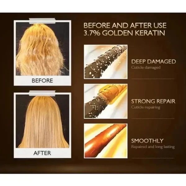 Caviar Hair Mask 5 Seconds Repair Damage Frizzy Smooth Hair Organic Keratin Straightening Restore Soft Nourish Magical Hair Care - Image 5