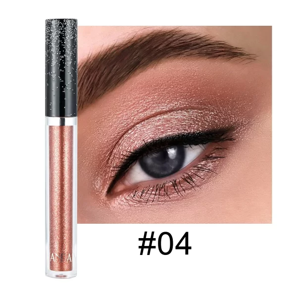 HANDAIYAN Liquid Eyeshadow Metallic Diamond Shiny Eye Liner Pen Giltter Eyeshadow Palette Lasting Shimmer Brighten Cosmetics - Image 15