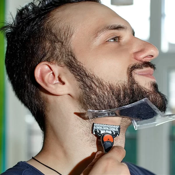 Beard Comb Styling Comb Styling Template Tool Men's All-In-One Tool Beard Styling Tool Shaving And Hair Removal Products - Image 4