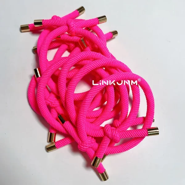 10PCS Women Elastic Hair Rubber Bands High Quality Girls Hair Bands Hair Scrunchies Gold Plated  Hair Accessories Hair Gum/Tie - Image 33