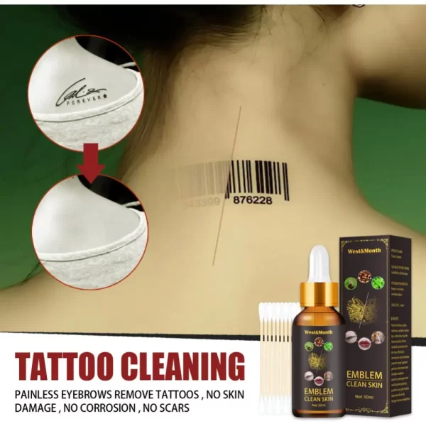 Tattoo Color Fade Convenient To Use Quick Quick Color Fade Eyebrow Bleaching Permanent Tattoo Removal Tattoo Removal Cream - Image 2