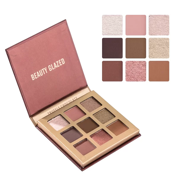 Beauty GLAZED Eyeshadow Palette 9 Color Shimmer Matte Longlasting Waterproof Palette Makeup - Image 7