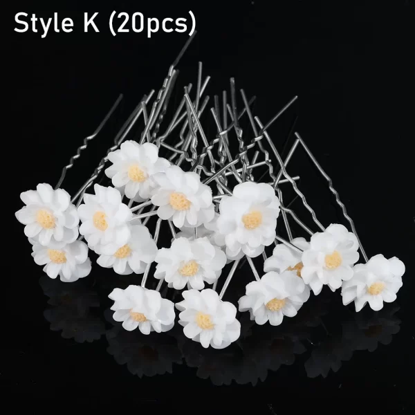 Silver Color Pearl Rhinestone Wedding Hair Combs Hair Accessories for Women Accessories Hair Ornaments Jewelry Bridal Headpiece - Image 21