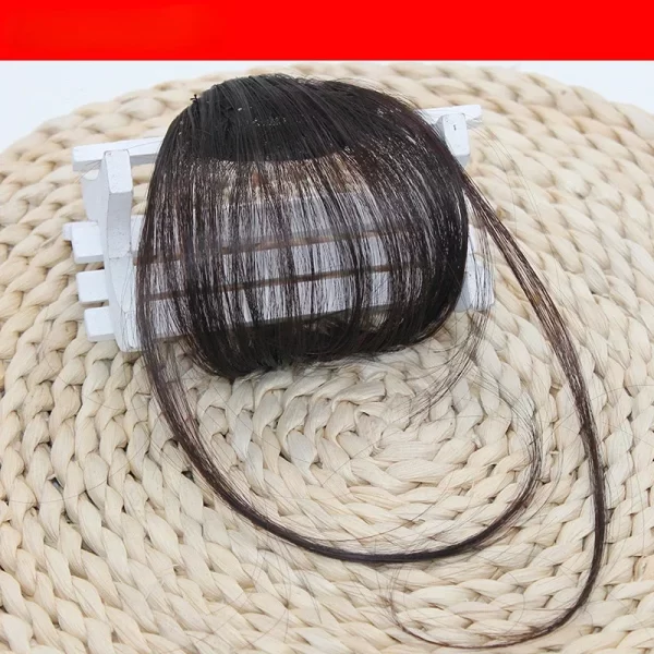 Fake Air Bangs Hair Styling Tools Hair Clip-In Extension Synthetic Hair Fake Fringe Natural False Hairpiece Women Clip In Bangs - Image 16