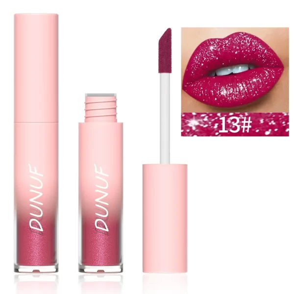 New Matte Glitter Liquid Lipstick Diamond Shiny Lip Gloss Waterproof LongLasting Pearl Lipgloss Women Lip Tint Makeup Maquillaje - Image 14