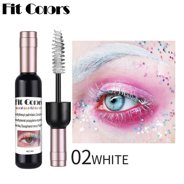 6 Colors Lasting Styling Waterproof Mascara Volum Quick Dry Blue Purple Pink Curling Lengthen Long Eyelash Silk Extension Cream - Image 4