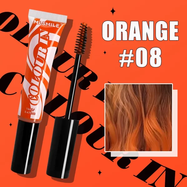 Washable Temporary Colorful Hair Dye Natural Hair Coloring Highlight Mascara Stick Disposable One-time Instantly Conceals Hair - Image 10