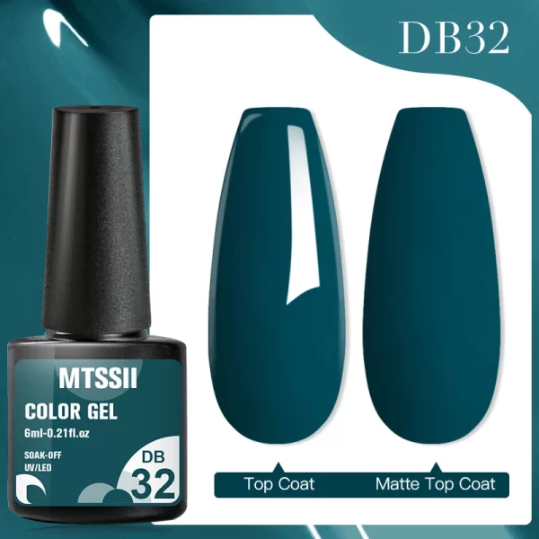 Mtssii 7ml No Wipe Top Base Coat Nail Gel polish Matte Top Coat  Enhancer Varnish Semi Permanent Soak Off UV LED Nail Art Tool - Image 63