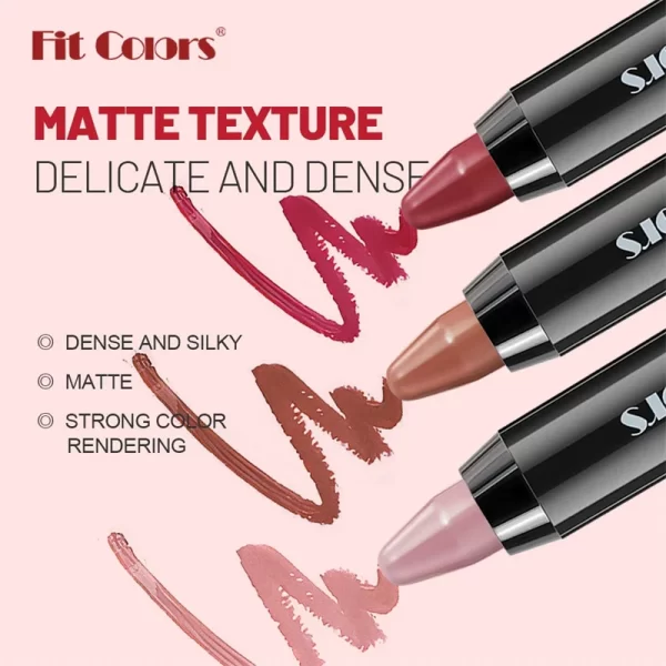 1PC 8 Colors Velvet Matte Lipsticks Pencil Waterproof Long Lasting Sexy Red Lip Stick Non-Stick Cup Makeup Lip Tint Pen Cosmetic - Image 6