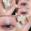 Crystal Liquid Eye Shadow Glitter Pink Blue Sequins Bright Eye Liner Pen Pearlescent Shiny Long Lasting Waterproof Eyes Makeup