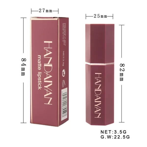 6 Colors Makeup Matte Lipstick Waterproof Long Lasting Lip Stick Sexy Red Pink Velvet Nude Lipsticks Women Cosmetics Batom - Image 6