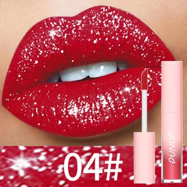 New Matte Glitter Liquid Lipstick Diamond Shiny Lip Gloss Waterproof LongLasting Pearl Lipgloss Women Lip Tint Makeup Maquillaje - Image 2