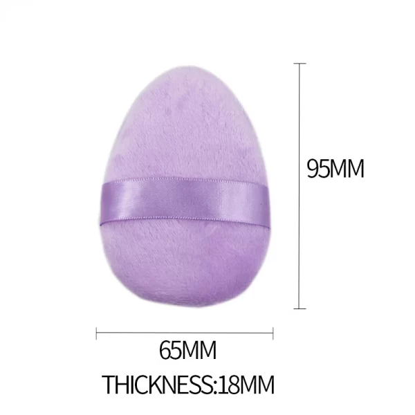 Cotton Purple Powder Puff Large Medium And Small Mini Eye Shadow No Dead Corner Makeup Puff Cosmetic Tool - Image 4
