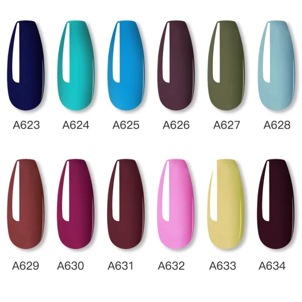 ROSALIND Colorful 15ml Poly Nail Gel Semi Permanent Acrylic Liquid Fast Extension Nail Gel Build Cured with UV/LED Lamp - Image 3
