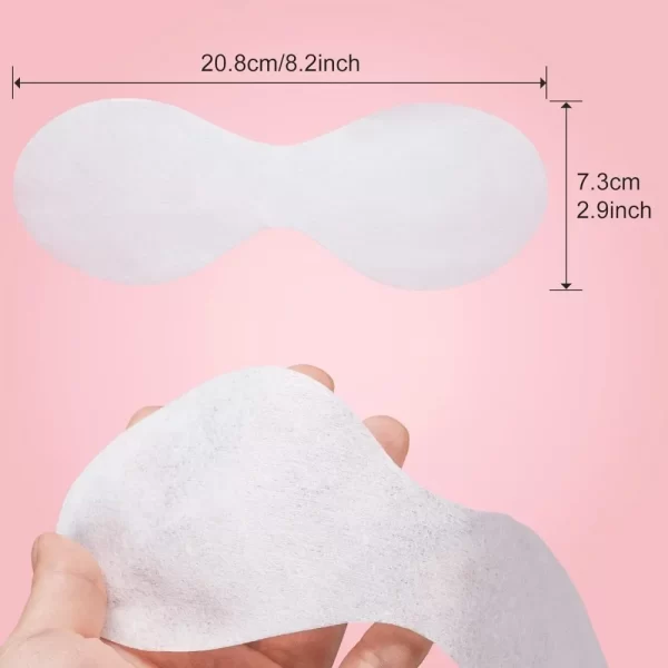 200Pcs Eye Mask Paper Disposable Cotton Ultra-thin Eye Mask Paper DIY Beauty Salon Eye Mask Sheet Eye Masks Toner Lotion Paper - Image 5