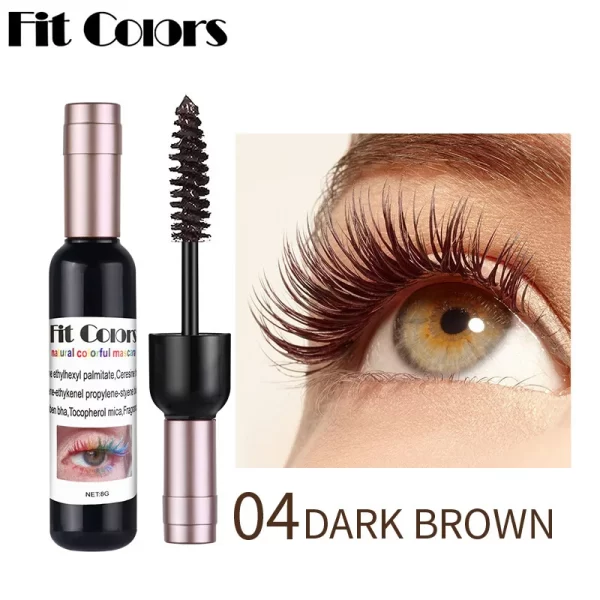 6 Colors Lasting Styling Waterproof Mascara Volum Quick Dry Blue Purple Pink Curling Lengthen Long Eyelash Silk Extension Cream - Image 6