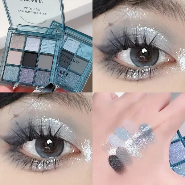 Glitter Eyeshadows Pallet Cheap Female Cosmetics Professional Eye Shadow New Beauty Long Lasting Korean Charming Eyes Make Up - Image 8