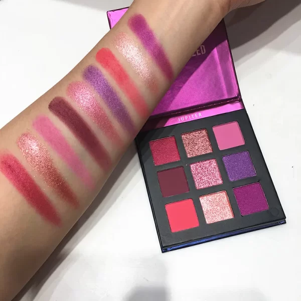 Beauty GLAZED Eyeshadow Palette 9 Color Shimmer Matte Longlasting Waterproof Palette Makeup - Image 18