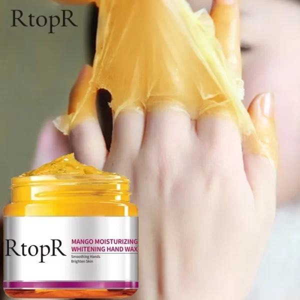 Mango Whitening Hands Mask Wax Moisturizing Repair Exfoliating Calluses Filming Anti-Aging Skin Cream For Women Beauty Health - Image 2