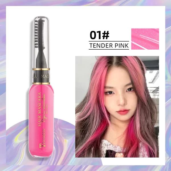 13 Colors Disposable Hair Dye Mascara Convenient Time-saving White Blue Dye Color Pick Dye Color Multi-color Makeup Cosmetics - Image 6