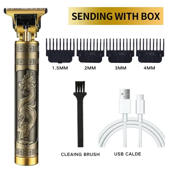 Professional Hair Clippers Barber Cordless Zero Gapped Hair Clippers Display Beard Trimmer T Liners Shavers Edgers Clipper - Image 14
