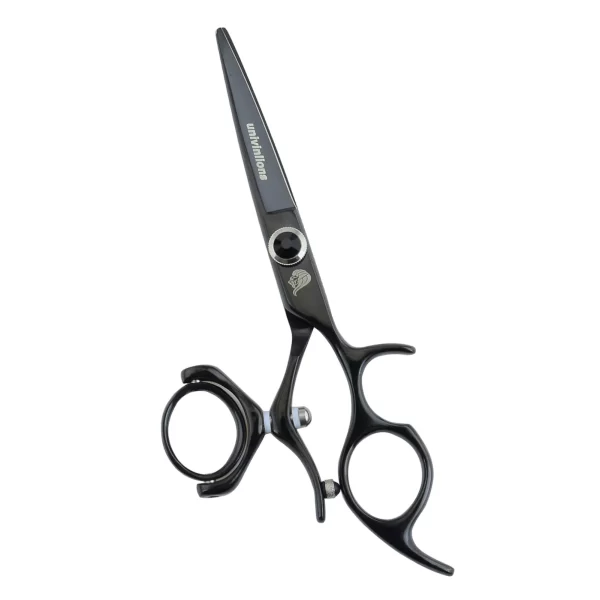 5.5" Swivel Thumb Hair Cutting Shears Japanese Hairdressing Scissors Rotating Thumb Shears Swivel Thumb Scissor Flying Shears - Image 2