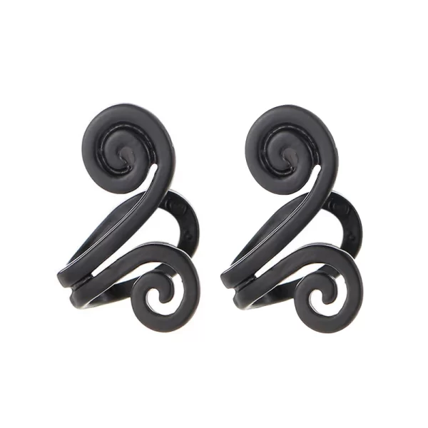 Swirl Snail Nose Clip Tragus Clip Ear Cuff Earrings Women Girls Fake Pierced Earlobe Studs No Piercing Earring Jewelry Gift - Image 12