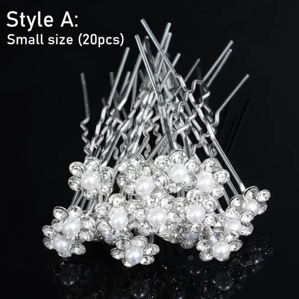 Silver Color Pearl Rhinestone Wedding Hair Combs Hair Accessories for Women Accessories Hair Ornaments Jewelry Bridal Headpiece - Image 13